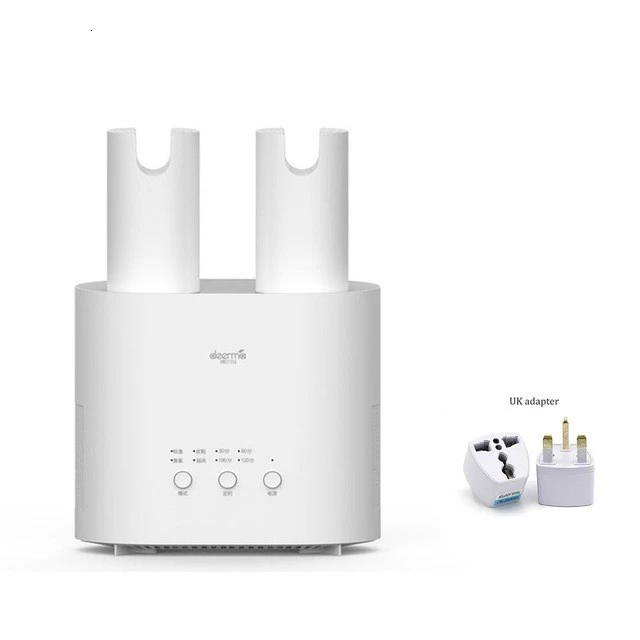 Add UK Plug Xiaomi Mijia Deerma Hx20 интеллектуальная многофункциональная Выдвижная сушилка для обуви мультиэффект стерилизации u-образной формы воздуха - Цвет: Add UK Plug