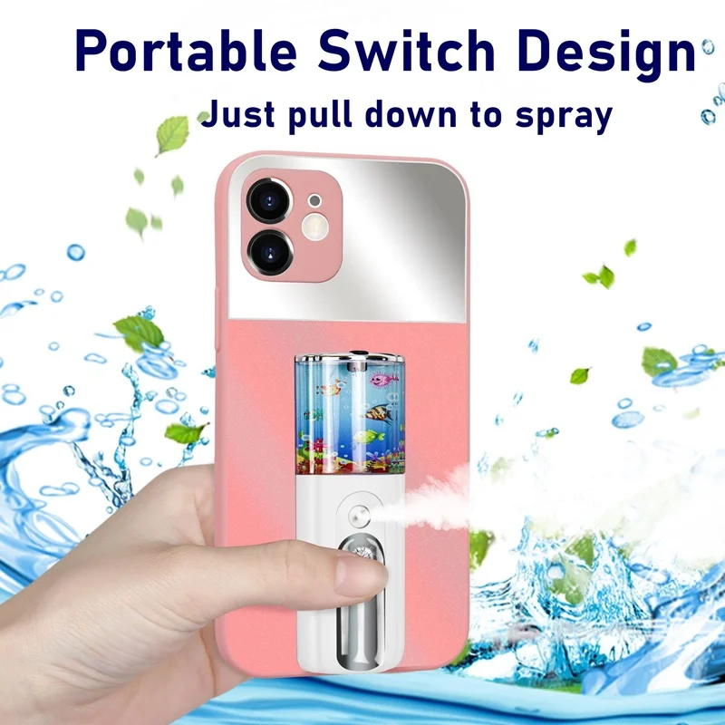 soft spray phone case for iphone 7 8 xs 12 11 pro max xr moisturizing women makeup cover for huawei p30 p40 mate 40 30 pro nove free global shipping