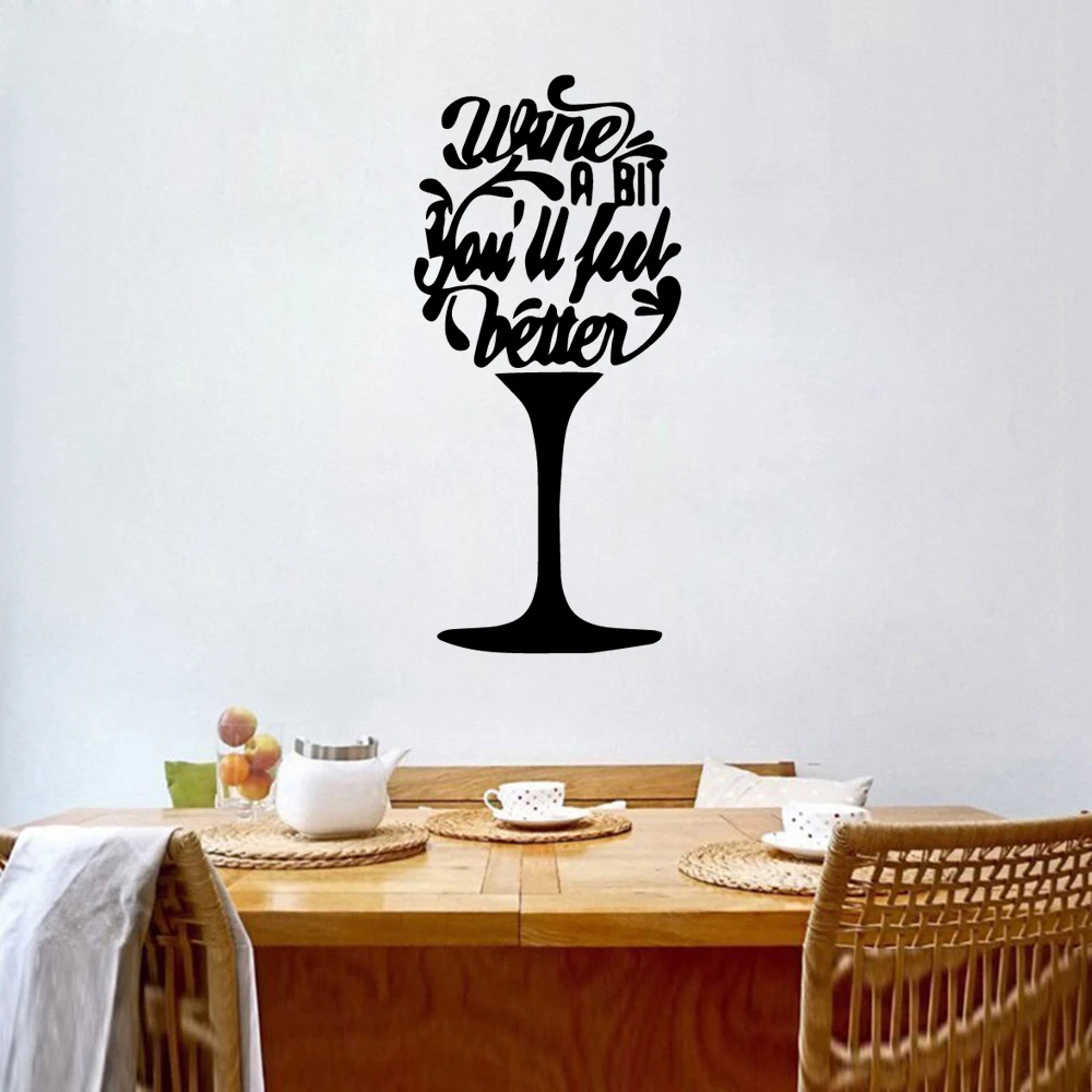 

Creative wine Wall Sticker Home Decor Decoration Removable Wall Sticker Sticker Mural