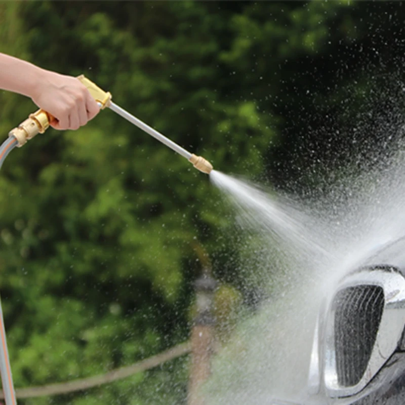 

Heavy Metal Spray Car Washer Nozzle Sprayer Car Wash with All Brass Nozzle Cleaner