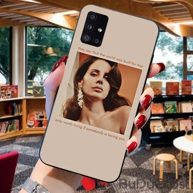 

Sexy singer model Lana Del Rey Custom Soft Phone Case For Samsung Galaxy A50 A7 A8 A6 Plus A9 2018 A70 A20 A30 A40