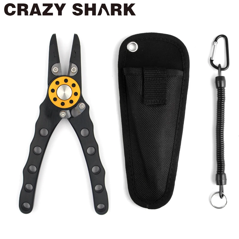 Алюминиевые рыболовные плоскогубцы Crazy Shark приспособление для снятия крючков
