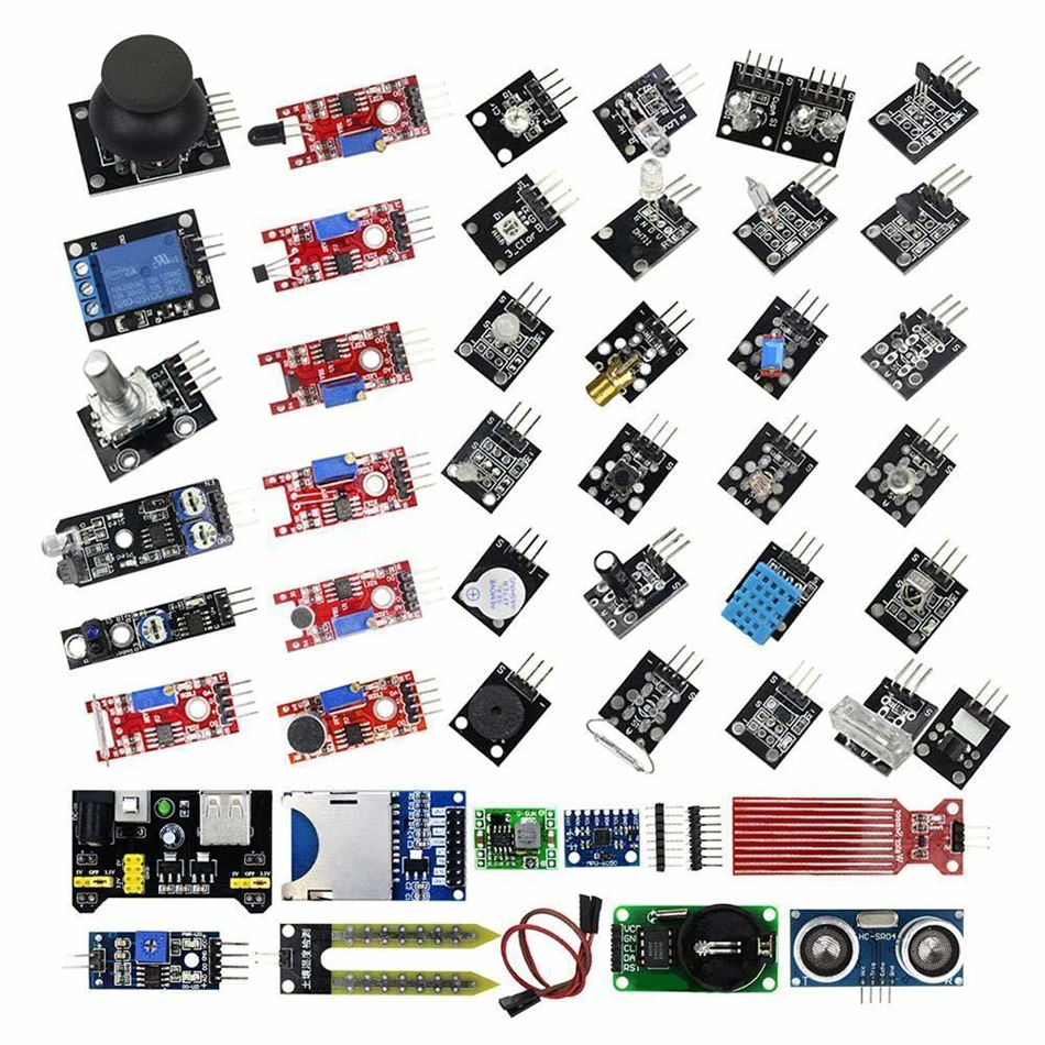 Стартовый набор для Arduino Raspberry pi Sensor 16 в 1 начинающих роботов 45 сенсоров 37 |