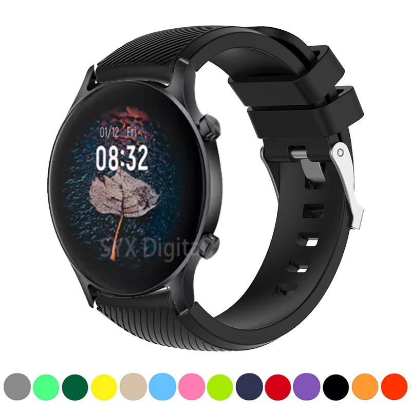 

22mm Silicone Band Strap for Xiaomi Haylou RT LS05S Watchband Sport Replacement Bracelet Wristband for Haylou RS3 LS04 correa