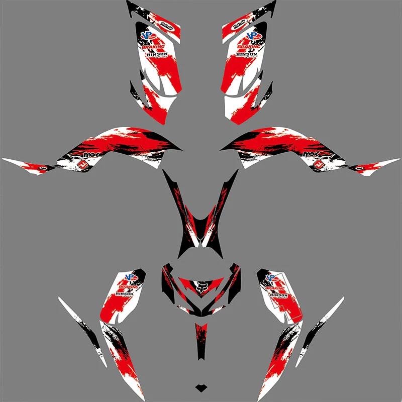 

0812 3M Motorcycle Decal Kits Sticker Graphics Kits for Yamaha RAPTOR 700R 2013 2014 2015 2016 2017 2018