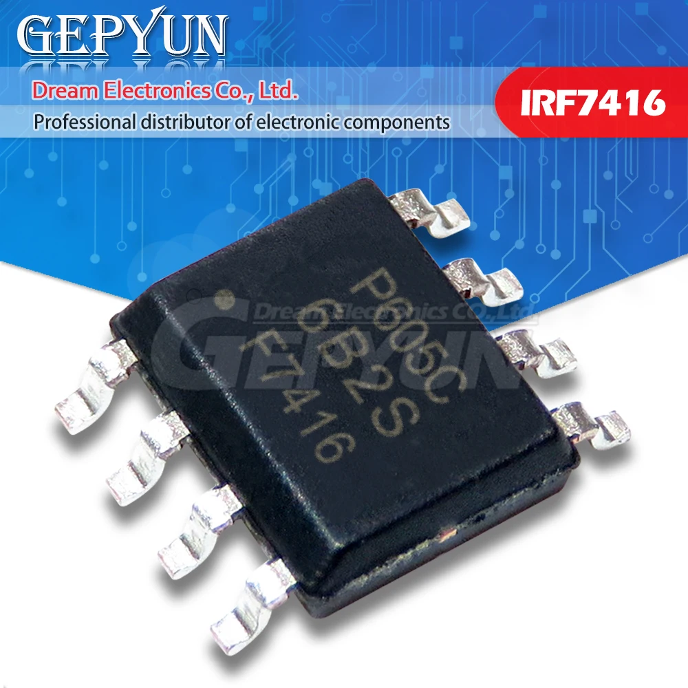 

10 шт. IRF7416TRPBF SOP-8 IRF7416TR SOP IRF7416 F7416 SMD
