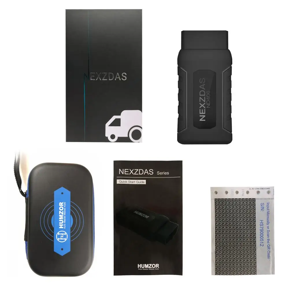 HUMZOR NEXZDAS ND406 OBD Авто ключ программист иммобилайзер универсальный автомобильный диагностический инструмент OBD2 автомобильный код считыватель сканер