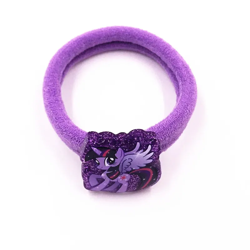 1 шт. Новое поступление резинки для волос My Little Poni Icon Блестящие Нейлоновые из