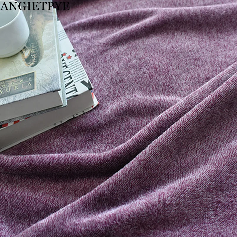 

ANGIETPYE New Blanket Fashion Design Blanket Top Quality Cantionic Yarn-Dyed Flannel Blanket Use For Summer Air-conditioned Room