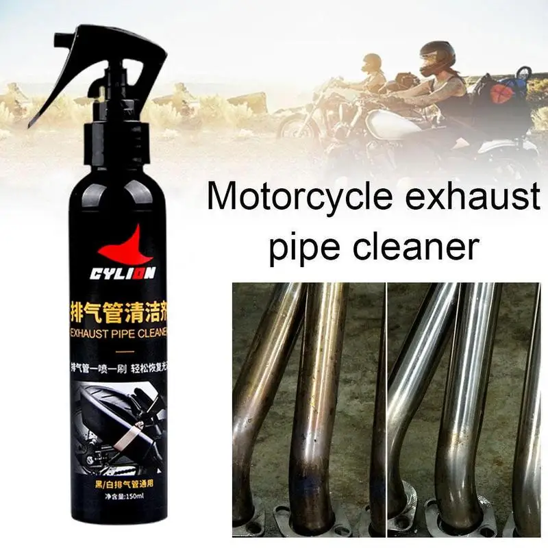 

150ml Motorcycle Exhaust Pipe Cleaner Spray Motorcycle Exhaust Pipe Maintenance Cleaning Beauty Tool