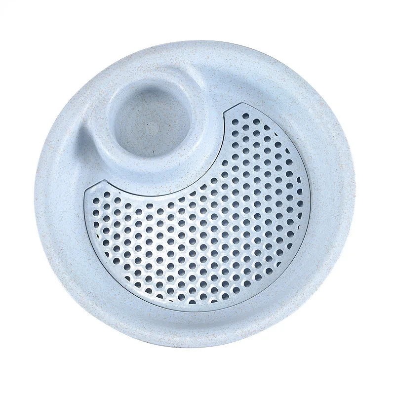 1 шт. Круглый двойной слой пельменей сливной лоток с окунутым блюдцем закуски