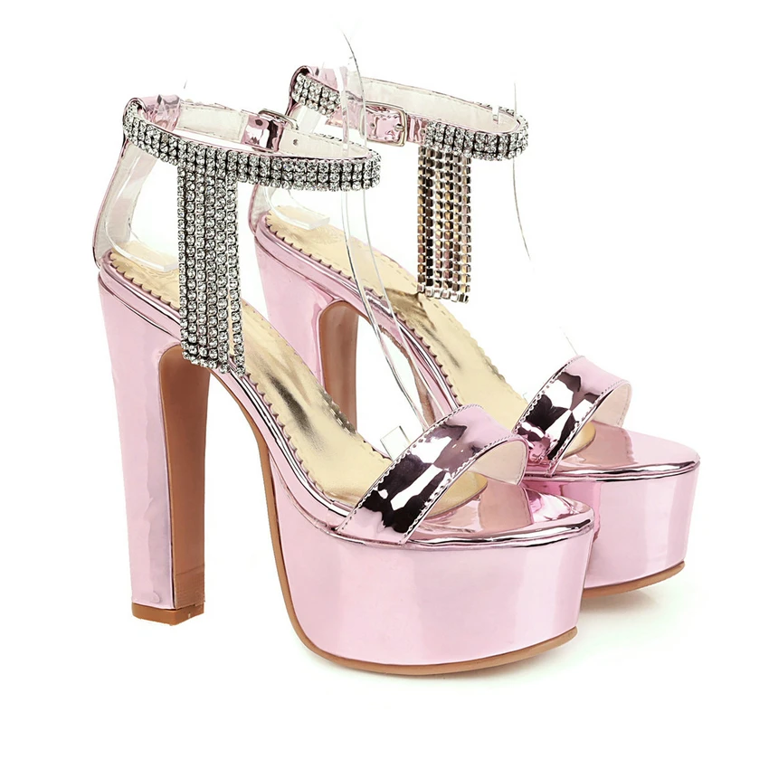 ENMAYER/вечерние женские туфли с пряжкой на ремешке модные сандалии смешанных