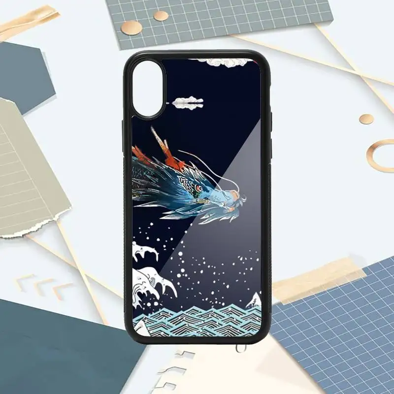 

3D Emboss Dragon art pattern fundas Phone Case PC for iPhone 11 12 pro XS MAX 8 7 6 6S Plus X 5S SE 2020 XR