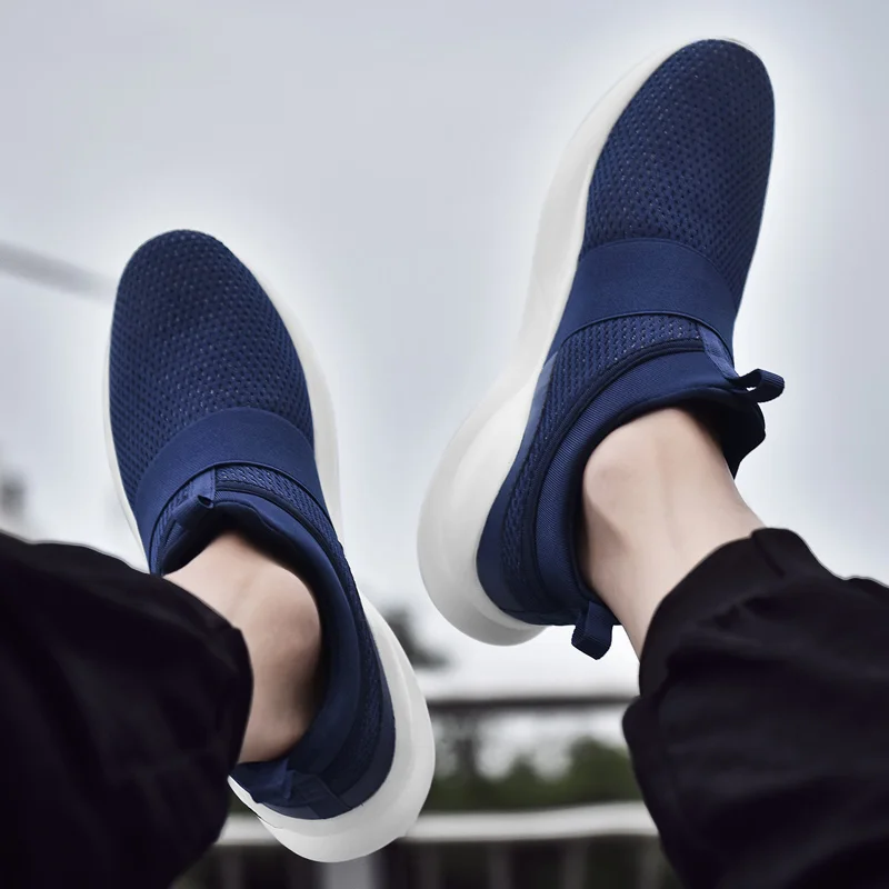 SusuGrace 2020 летние мужские кроссовки на плоской подошве дышащие легкие сетчатые