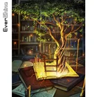 Evershine Алмазная вышивка 5D с деревом Новое поступление, полный квадратный Алмазный рисунок, пейзаж, книга стразы, набор для мозаики, ремесла