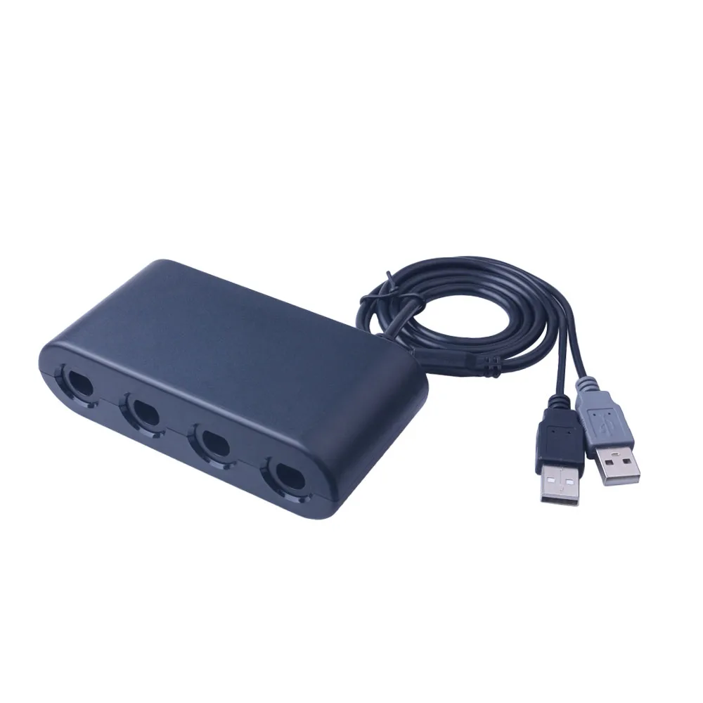 USB-адаптер для геймпадов NGC 4 порта Nintendo WiiU PC N GC | Электроника