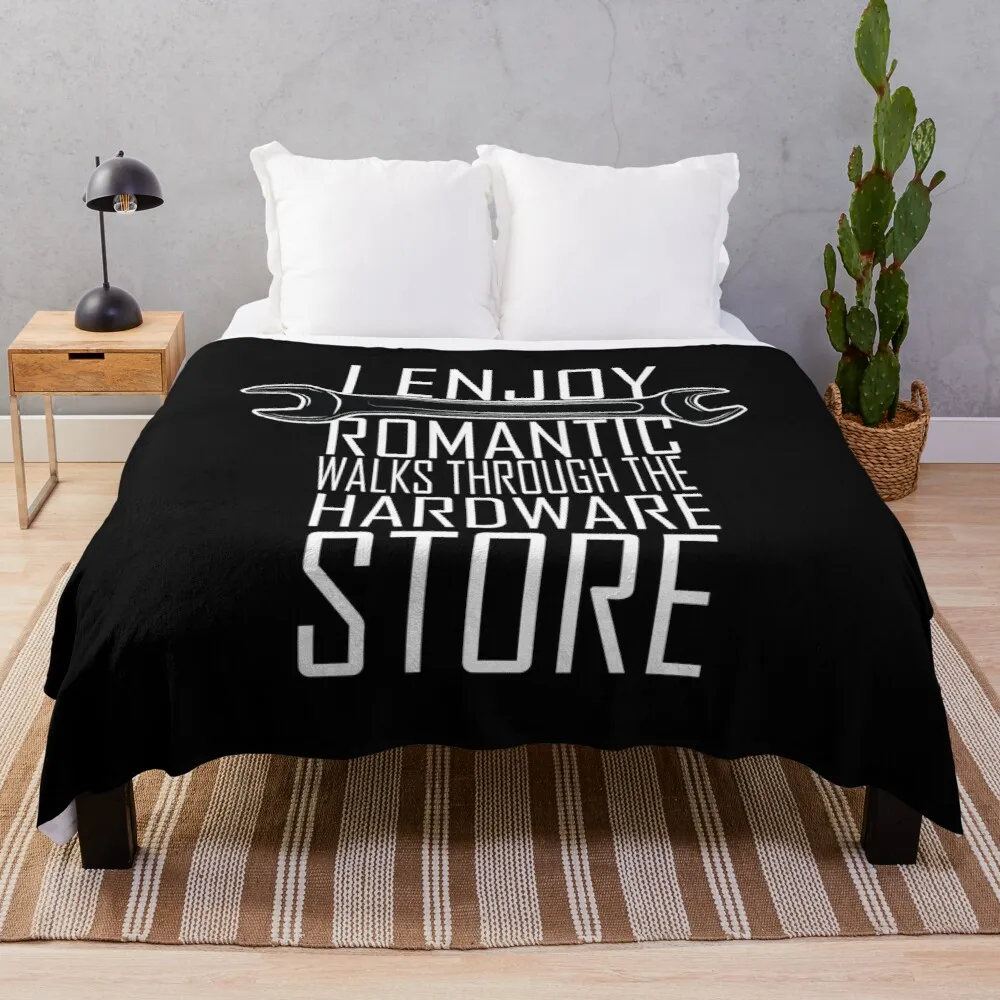 

Funny Handyman Shirt Christmas Gifts For Dad and Husband Plush Throw Fleece Blanket Throw for Boys BedSpread Sofa Bedroon Décor
