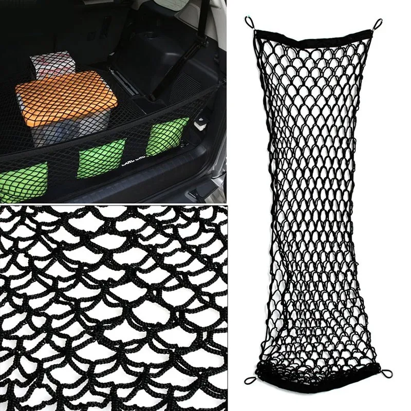 

Car Trunk Organizing Bag Net Rack for Luggage Storage, Cargo Organizing Storage Bag Nylon Elastic Mesh Net Bag Car Accessories