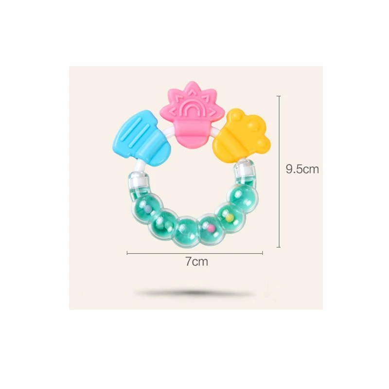 Детский Прорезыватель для зубов Силиконовое бпа Зубная щётка прорезывания