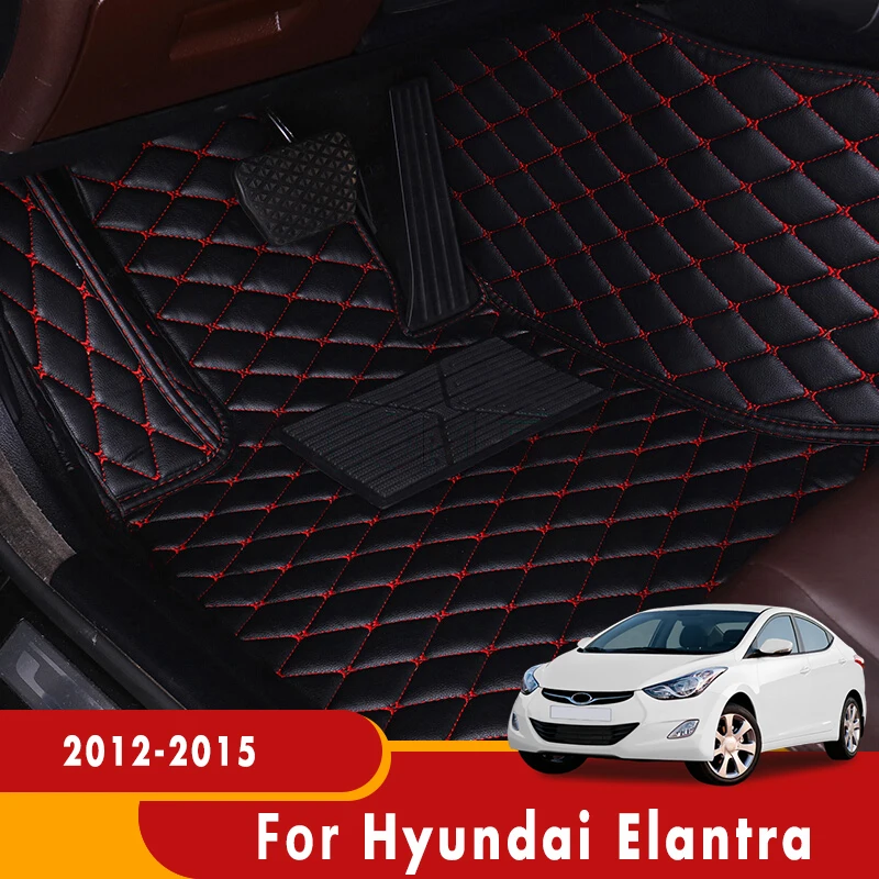 Автомобильные напольные коврики для Hyundai Elantra 2015 2014 2013 2012 автозапчасти
