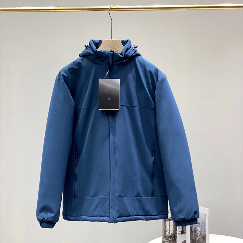 Мужская водонепроницаемая Флисовая теплая куртка с капюшоном походная ветровка