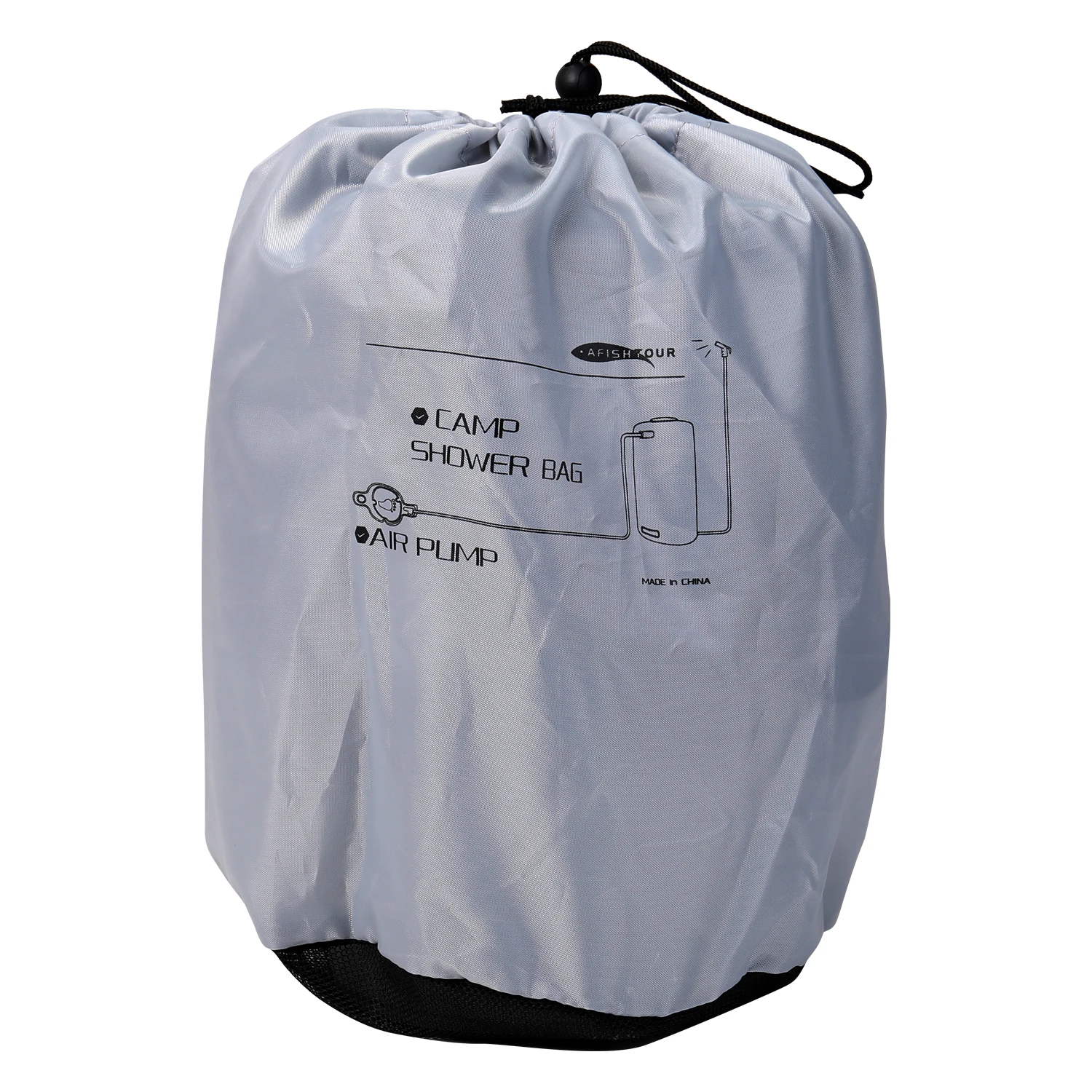 PVC Pressure Shower with Foot Pump Lightweight Outdoor Inflatable Water Bag For Outdoors Beach Camping Bathing | Спорт и развлечения