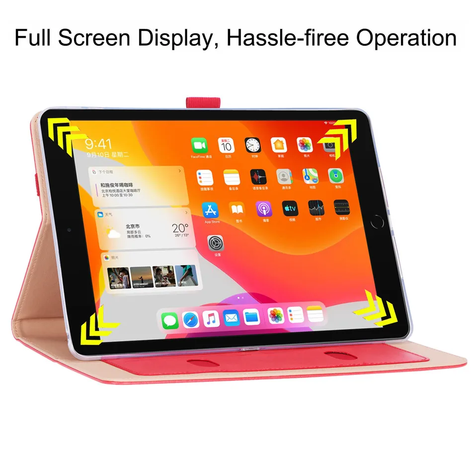 Для iPad 7th 10," Чехол Магнитный умный Мягкий силиконовый чехол для iPad 10,2 чехол Автоматический Режим сна/пробуждения+ защита экрана+ ручка
