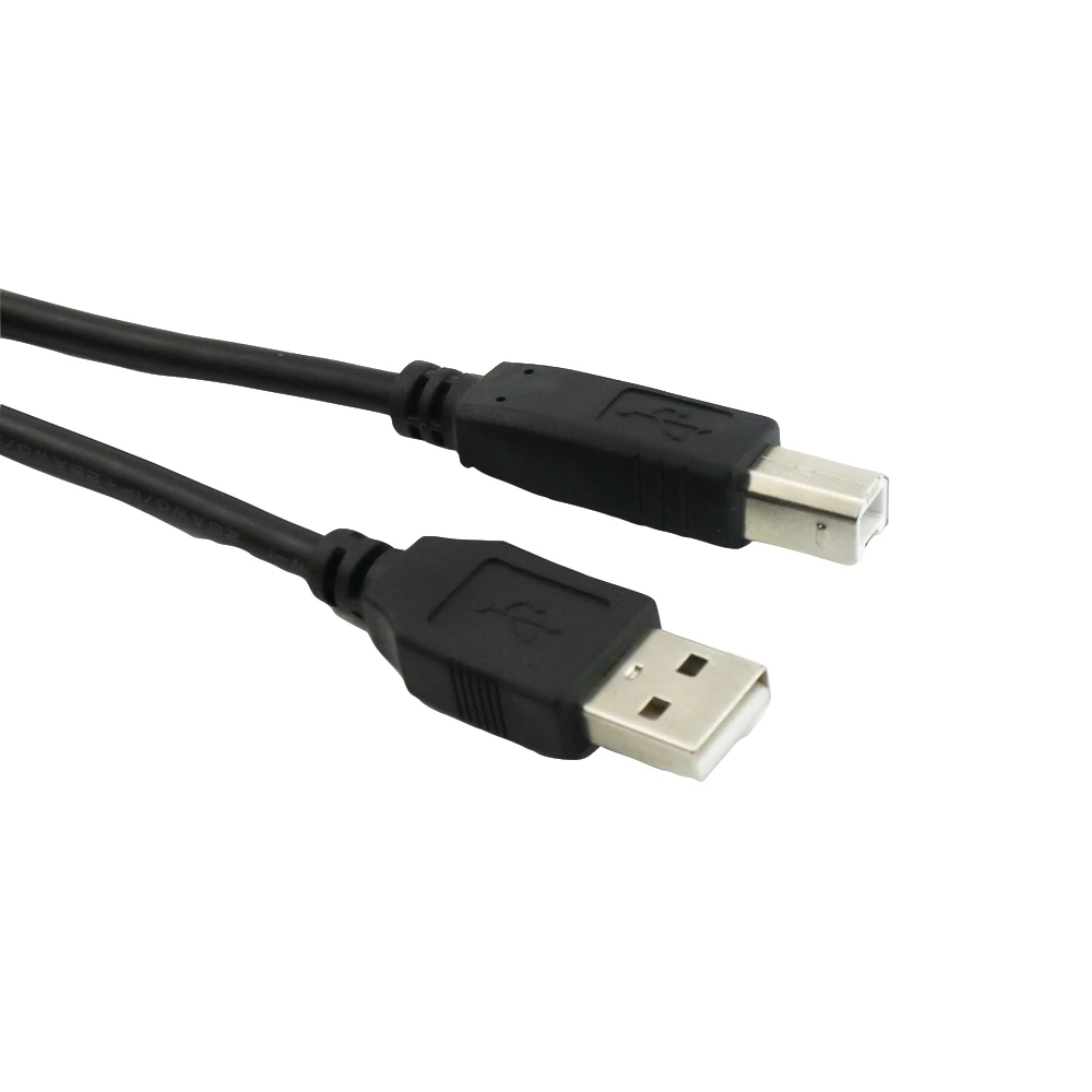 10 шт. кабель для принтера и сканера 30 см/1 фут USB 2 0 Type A папа B папа|Кабели передачи