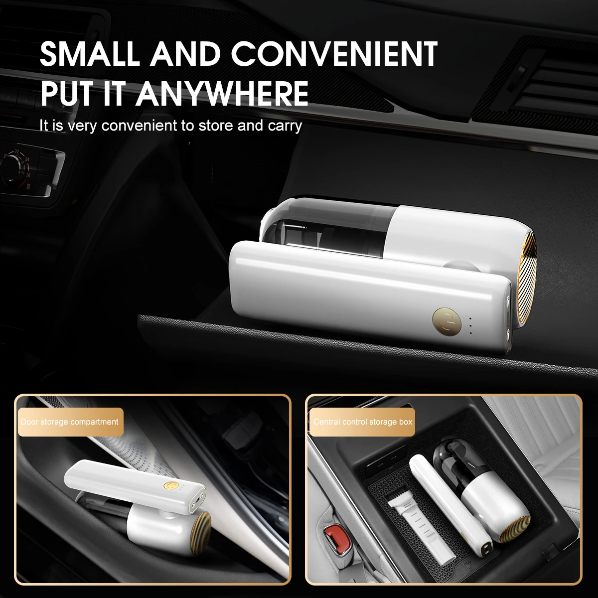 Беспроводной автомобильный пылесос с большим пылесборником 150 мл | Бытовая