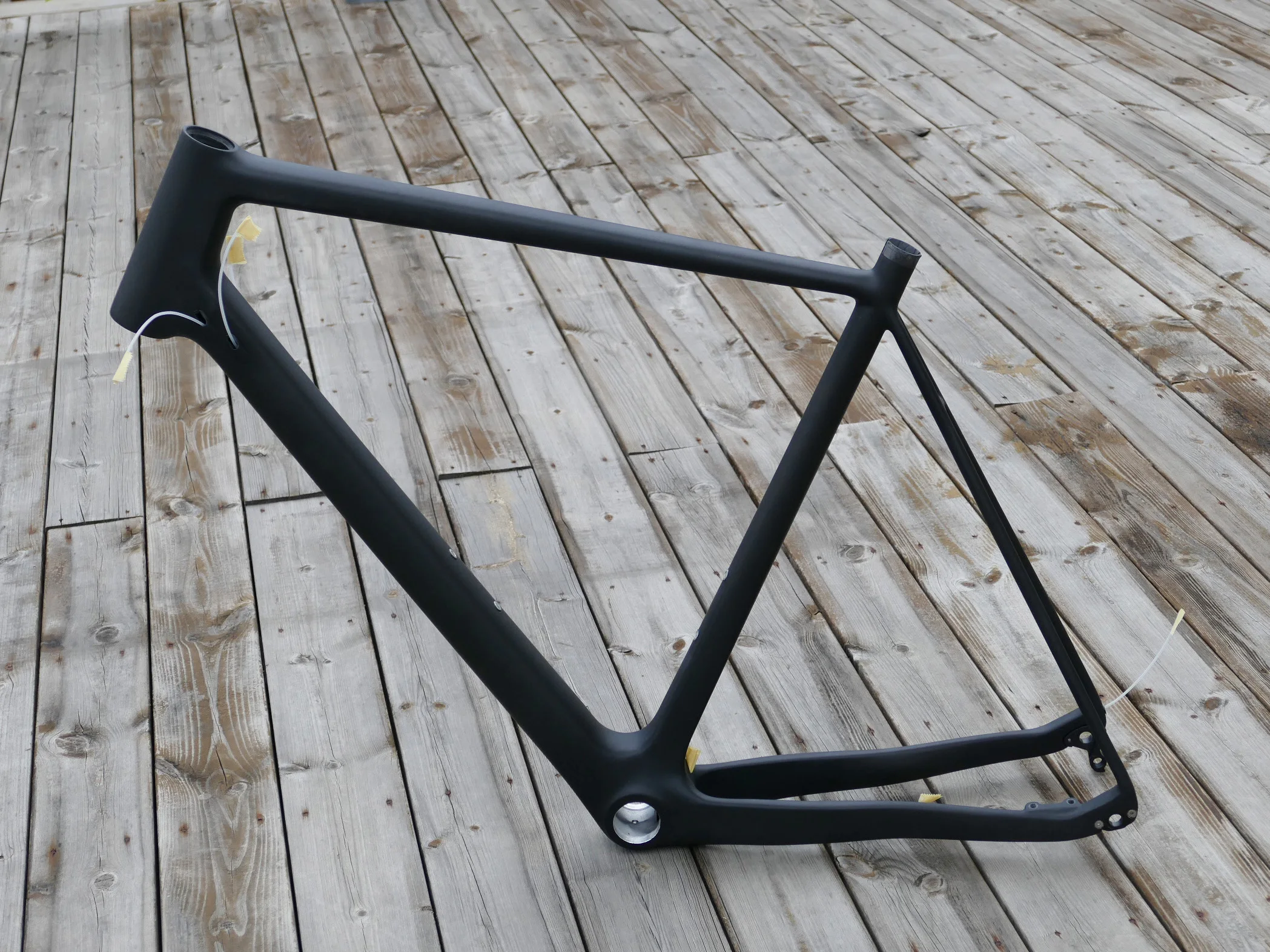 Полностью карбоновый Toray UD матовый велосипедный дисковый тормоз Cyclocross BSA BB30 рама