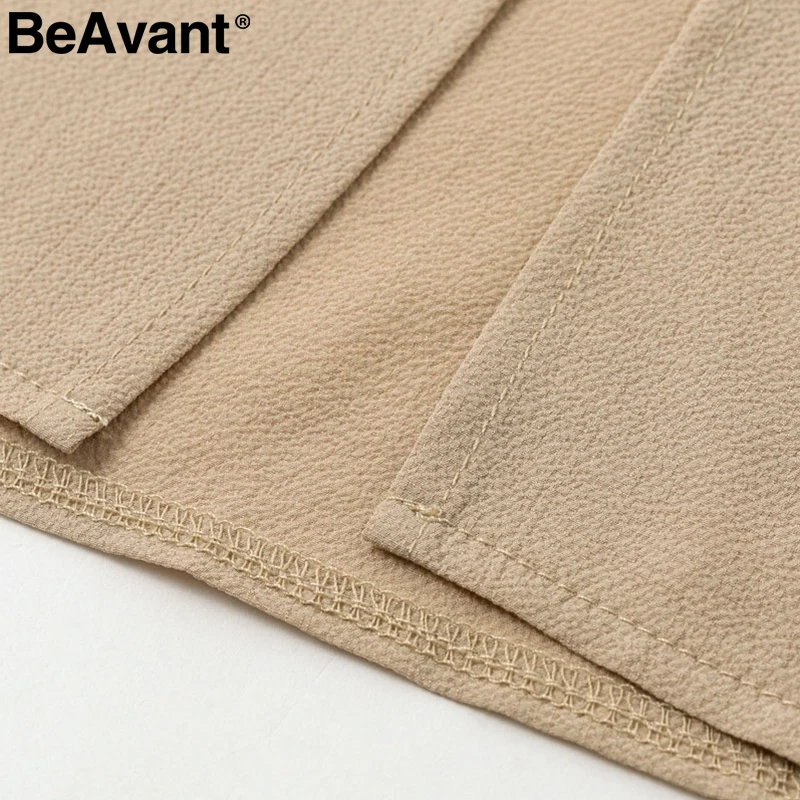BeAvant свободные летние повседневные штаны для женщин 2019 высокая талия широкие