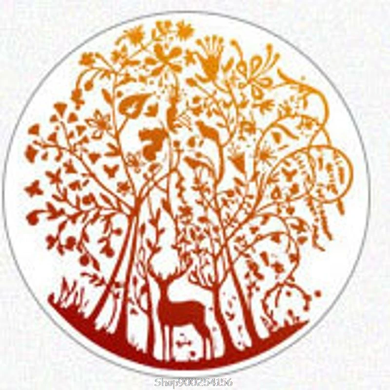 

500+ Patterns Wax Seal Stamp Retro Wood Stamp Kits Replace Copper Head-Elk Series N06 20 Dropship