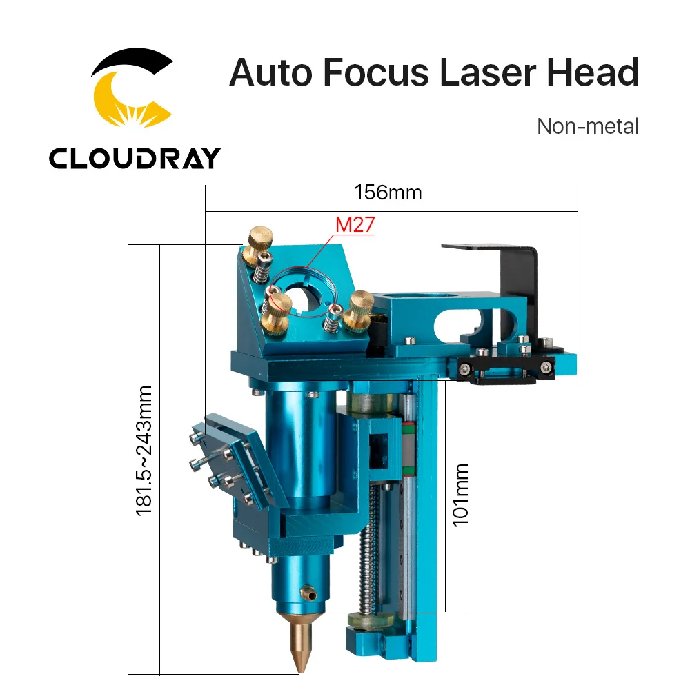 Cloudray CO2 Лазерная режущая головка из металла неметаллических гибридный автофокус