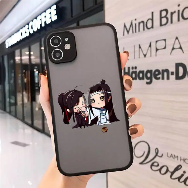 

Mo Dao Zu Shi Phone Case For iphone 12 11 8 7 plus mini x xs xr pro max matte transparent cover