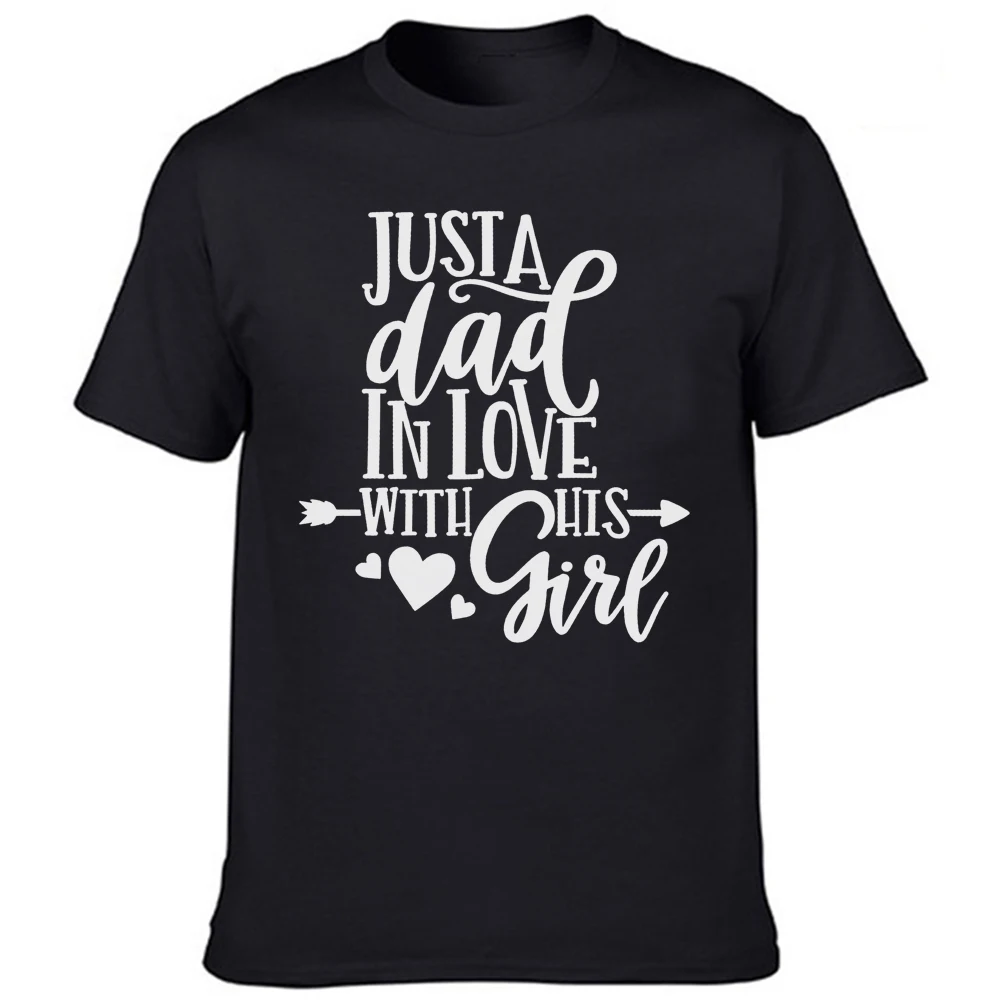 Camisas de pap&aacute; e hija, Just A Dad In Love with His Girl, Daddy and Me, camisas de pap&aacute; e hija, camisetas A juego, env&iacute;o directo-2