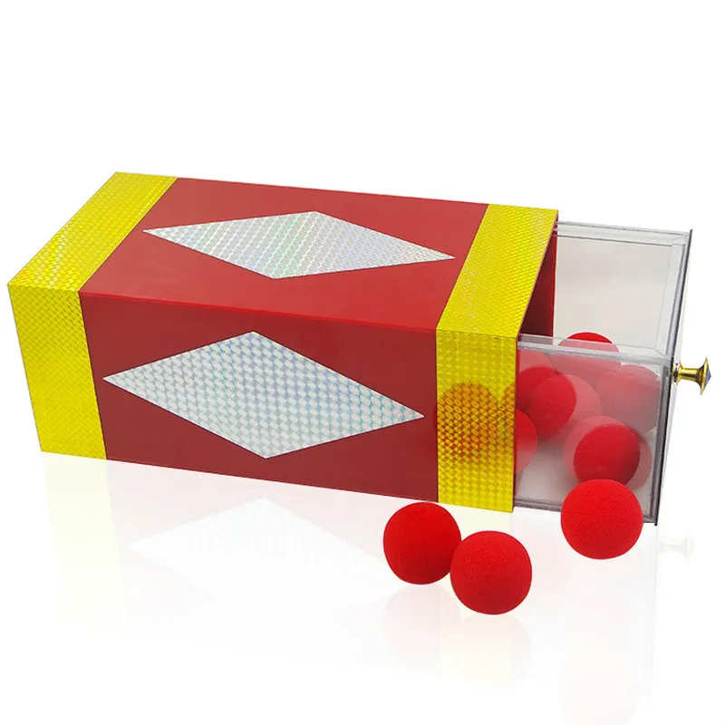 

1 Pc Transparent Drawer Box Magic Tricks Funny Stage Magia Production Items Box Appearing Magica Illusions Gimmick Props