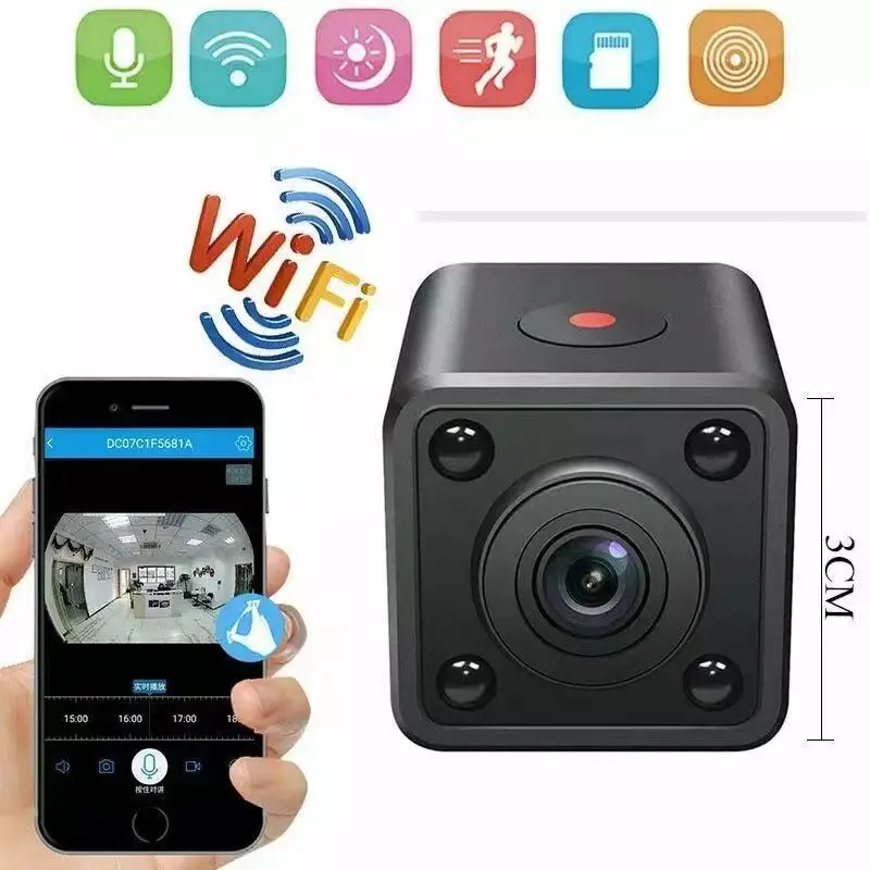 Мини Ip камера 1080P HD 2 Мп Wi Fi с датчиком присутствия|Камеры видеонаблюдения| |