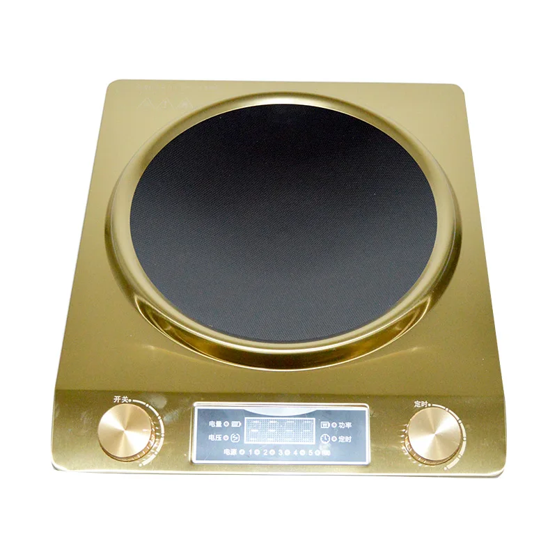 Индукционная плита 3000 Вт домашняя электрическая с вогнутой поверхностью умная