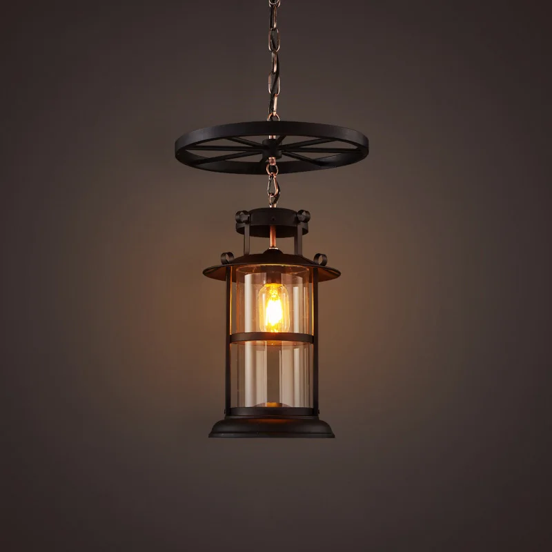 Single Wood Head Lamp