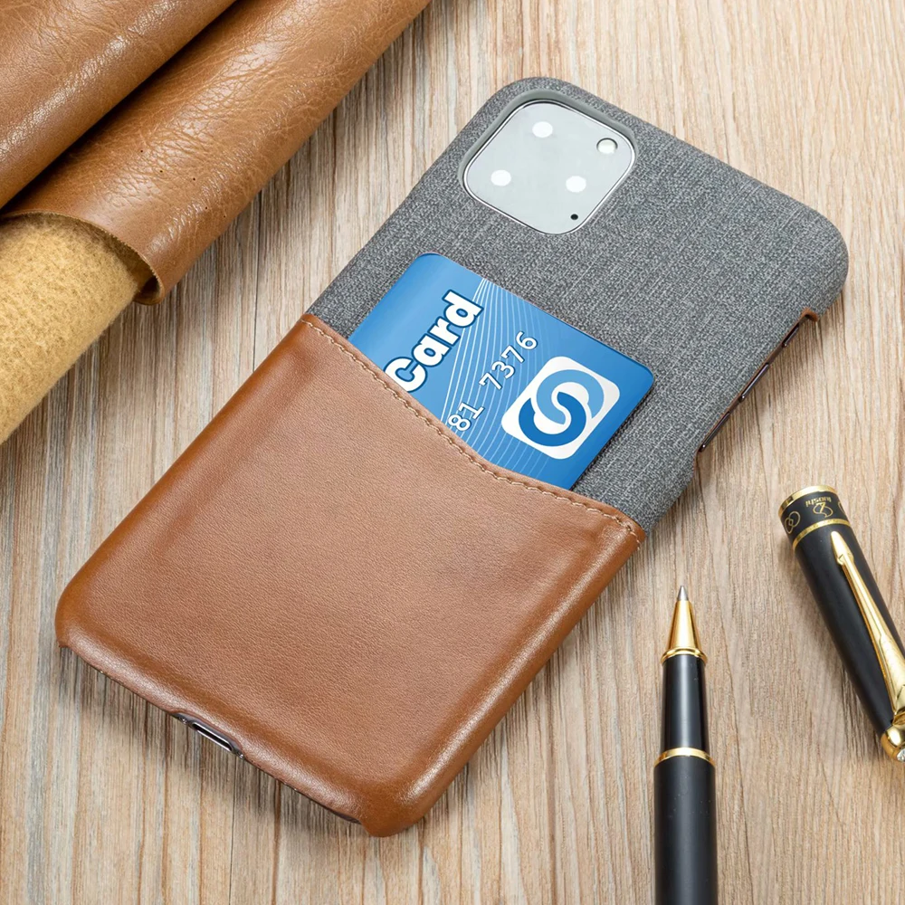 2019 роскошный кожаный тканевый кошелек с отделением для карт твердый чехол