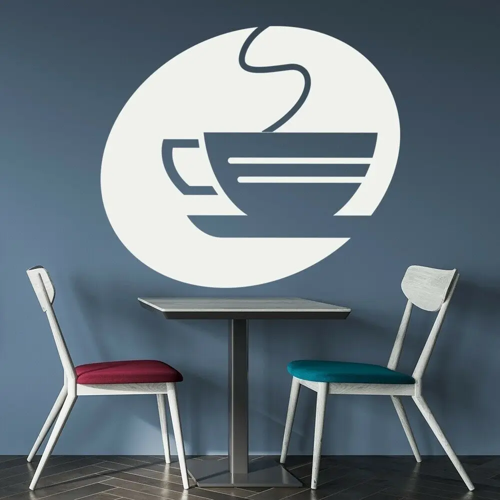 Настенная Наклейка для чайной чашки виниловая декоративная наклейка на дверь и