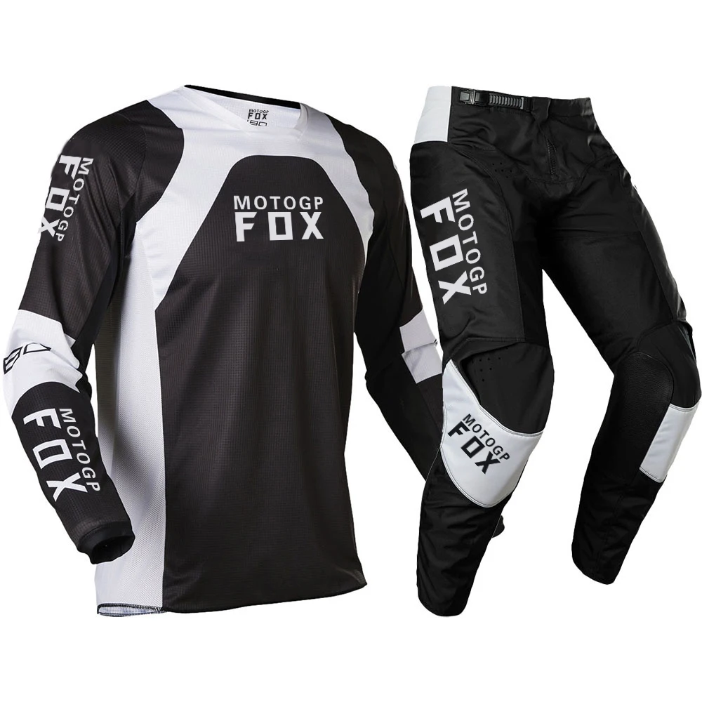 2022 Motogpfox FLEXAIR MIRER 180/360 202FLEXAIR черный/YPants Racing MX MTB BMX комплекты для горного велосипеда