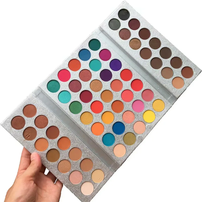 

Beauty Glazed Makeup Gorgeous Me Eyeshadow Palette 63 Color Make Up Palette Charming Pigmented Eye Shadow Powder Arrival TSLM2
