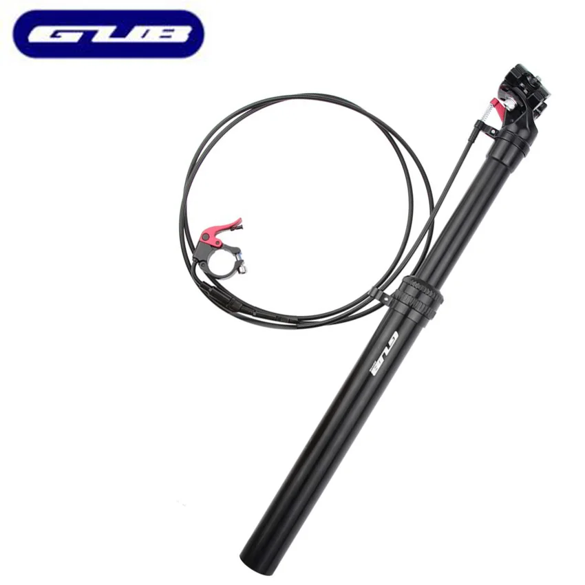 

Mountain Bike Line Remote control Seatpost Adjustment GUB Wire bicycle seat tube Suspension Air 27.2 / 31.6 x 440mm Travel 100mm