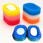 1 шт. губка для мыла карамельного цвета, приспособления для ванной, гаджеты, коробка, держатель для ванной, лоток для ванны контейнер для запасов случайный цвет