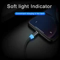 Магнитный кабель USB-Type C/Micro USB/Lightning для телефонов iPhone Android, 1-2 м