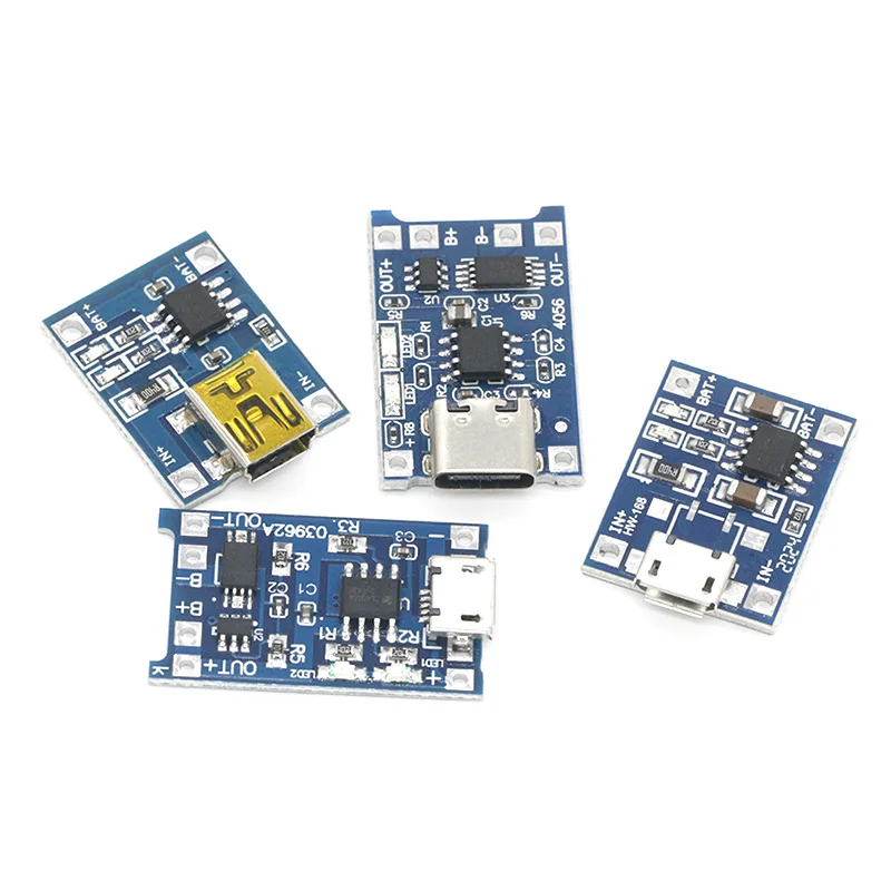 Type c/Micro USB 5V 1A 18650 TP4056 модуль зарядного устройства литиевой батареи зарядная плата
