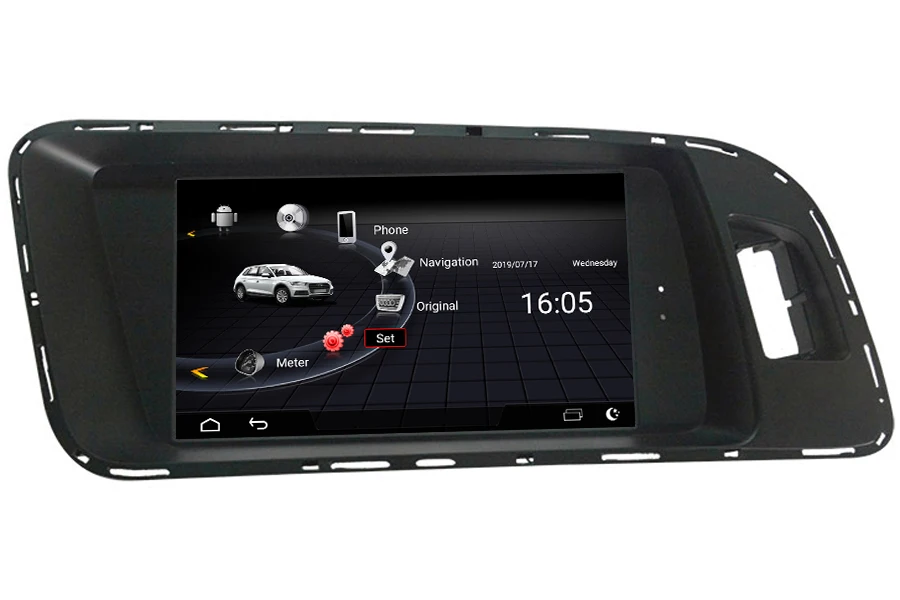 8665-Android 7 Android 9,0 DSP 4+ 32GB Автомобильный dvd-плеер мультимедийное радио для Audi Q5 2008- CIC Автомобильный gps навигатор - Цвет: 8665-Android 7