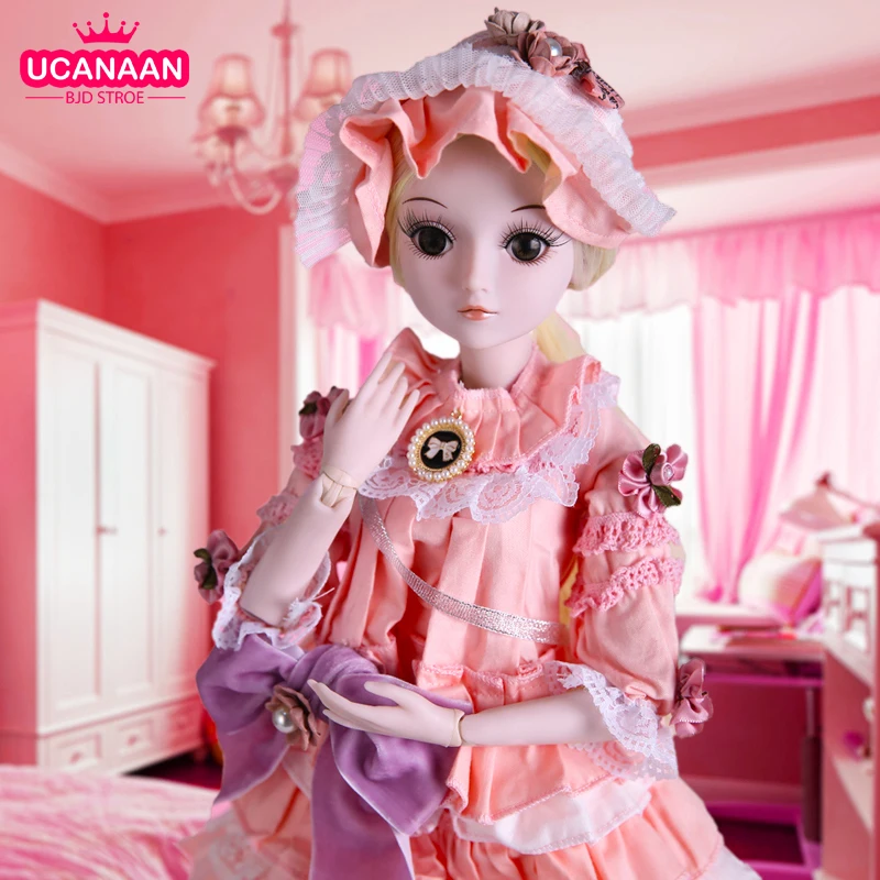 23 6 'ླྀ см большой BJD куклы 1/3 Шаровые опоры кукла с полный комплект одежды Туфли