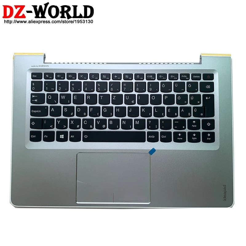 

New/Orig Palmrest Upper Case Hungary Backlit Keyboard Touchpad for Lenovo Ideapad 510s-13IKB ISK Laptop C Cover 5CB0L45367